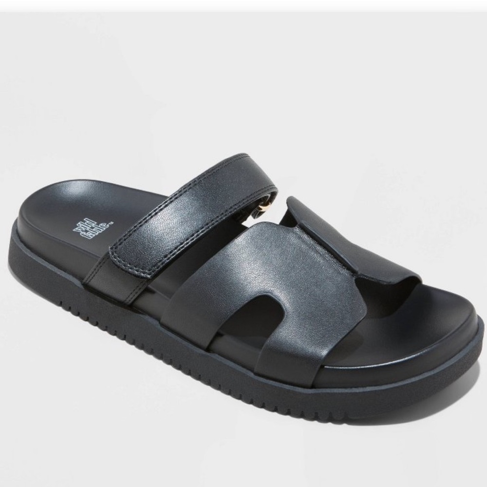 Women's Hayley Slide Sandals - Wild FableBlack 10